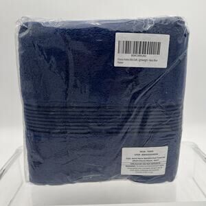 Elvana Home Navy Ultra Soft 6 Pack Cotton Towel Set Contains 2 Bath Towels 28x55